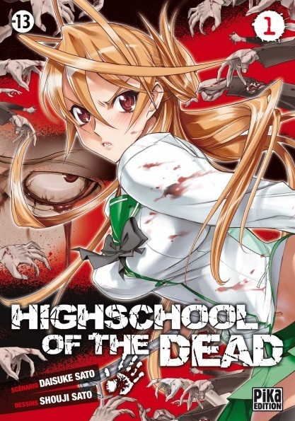 Couverture du tome 1 de Highschool of the Dead