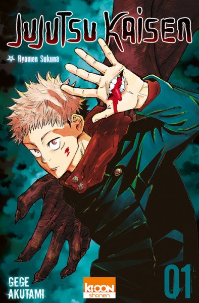 Couverture du tome 1 de Jujutsu Kaisen