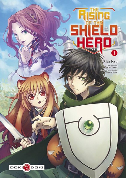 Couverture du tome 1 de The Rising of the Shield Hero